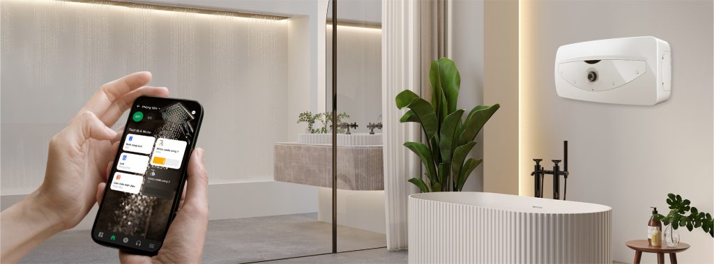 Bật/ Tắt bình nóng lạnh thông minh