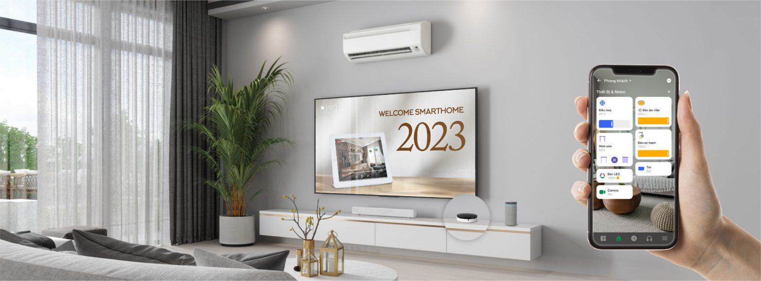 Hệ thống điều khiển TV, điều hòa, quạt thông minh