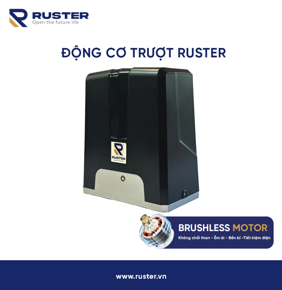 Cổng trượt Ruster 24V -1500 Kg /Cánh