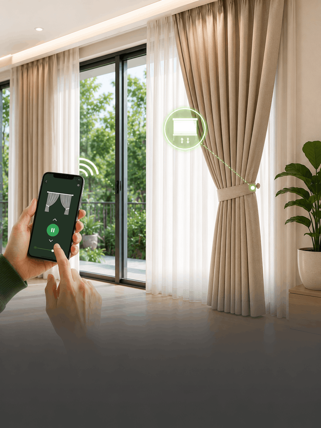 Hệ thống điều khiển rèm cửa thông minh
