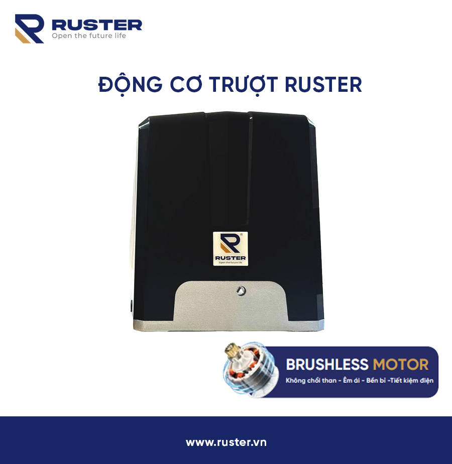 Cổng trượt Ruster 24V -1000 Kg /Cánh